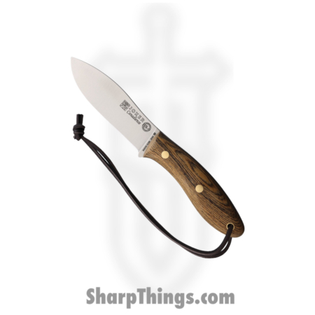 Joker Knives – JKRCB114 – Canadiense Bushcraft Bocote – Fixed Blade Knife – 14C28N Sandvik Satin Drop Point – Bocote Wood – Brown