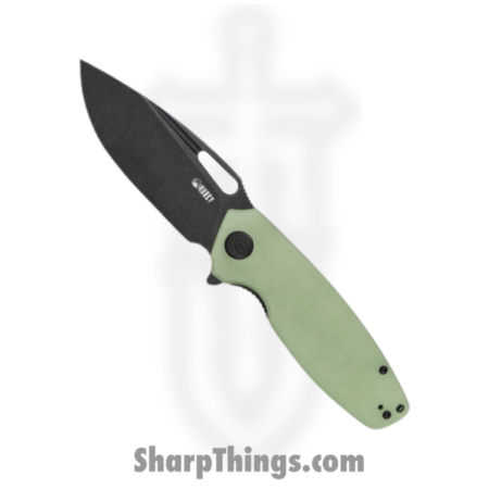 Kubey – KUB322E – Tityus – Folding Knife – D2 Stonewash Coated Drop Point – G10 – Jade