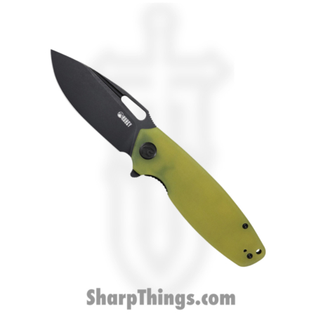 Kubey – KUB322G – Tityus – Folding Knife – D2 Stonewash Coated Drop Point – G10 – Yellow