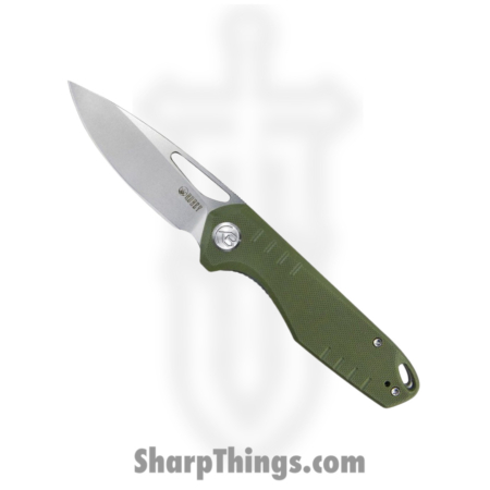 Kubey – KUB324D – Doris – Folding Knife – D2 Bead Blast Drop Point – G10 – OD Green