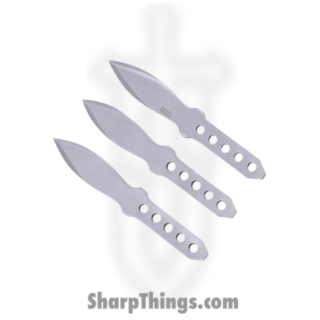 Pakistan Cutlery – PA3120 – 3 Piece Throwing Knives – Fixed Blade Knife – Stainless Dagger – Stainless – Silver