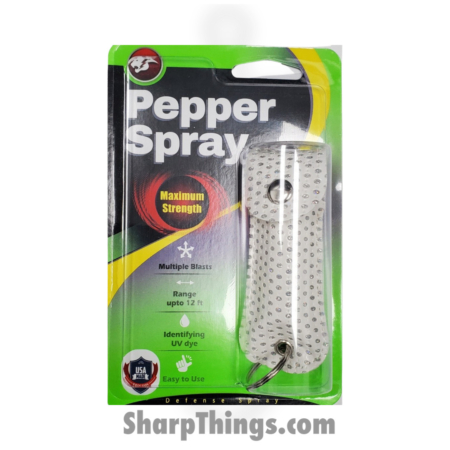 Cheetah – CH-31WB – 1/2oz. Pepper Spray – White Bling