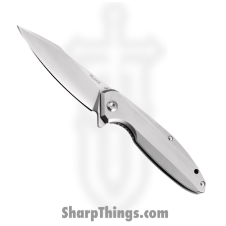 Ruike – RKEP128SF – P128-SF – Folding Knife – 14C28N Sandvik Satin Drop Point – Stainless Steel – Gray