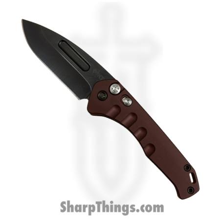 Medford Knife and Tool – MK2064PD-41AR-TPCP-Q4 – Swift Auto – Automatic Knife – s45vn DLC Drop Point – Aluminum – Red