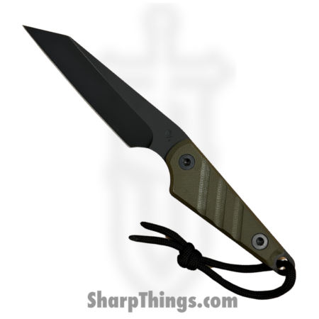Medford Knife and Tool – MK1144PQ-10KB-SPQ3-Q4 – UDT 1 – Fixed Blade Knife – s45vn Coated Wharncliffe – G10 – Od Green
