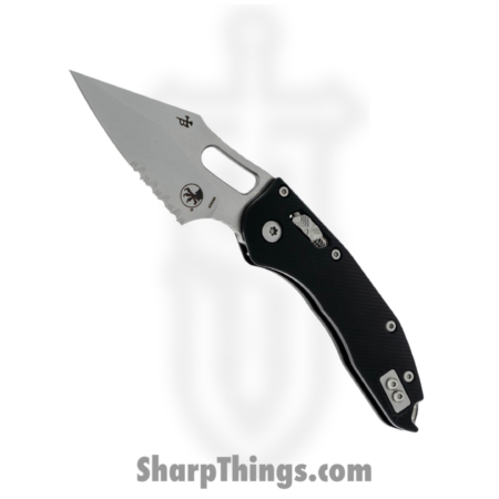 Microtech – 169RL-11FL – Stitch RAM-LOK P/S – Folding Knife – M390MK Stonewash Spear Point – Fluted Aluminum – Black