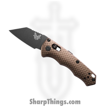 Benchmade – 2950BK-1 – Partial Immunity – Automatic Knife – CPM-M4 Coated Wharncliffe – 6061-T6 Aluminum – FDE