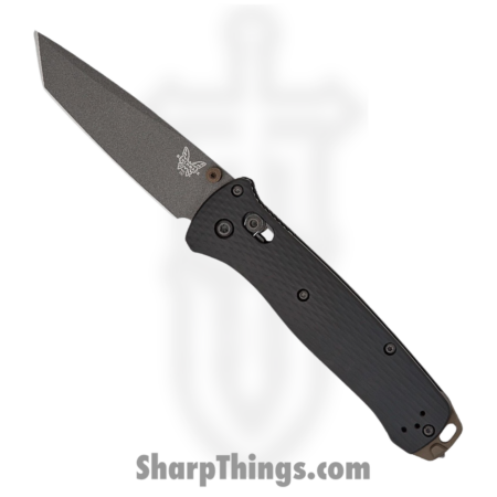 Benchmade – 537GY-03 – Bailout – Folding Knife – Tungsten Grey Cerakote M4 Tanto – Aluminum – Black
