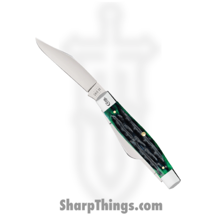 Case Knives – CA75833 – Large Stockman – Folding Knife – Tru-Sharp™ Surgical Stainless Steel Mirror Polished Multi – Jigged Bone – Hunter Green