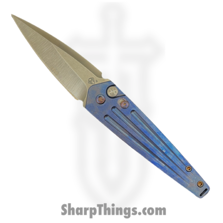 Medford – MK2094TQ-37A2-TFCF-BP – Nosferatu Auto – Automatic Knife – S45VN Tumbled Dagger – Titanium – Blue