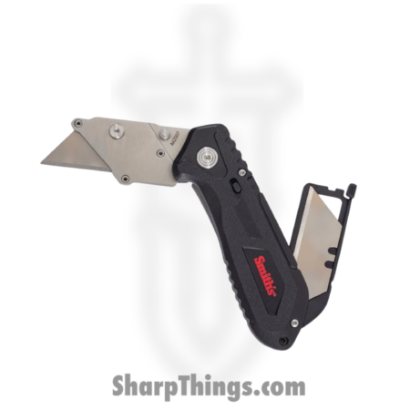 Smith’s Sharpeners – AC51244 – Edge Work-Site Razor Knife – Folding Knife – Stainless – GRN – Black