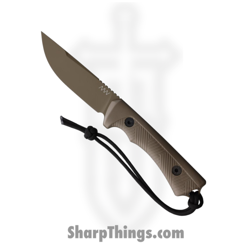 Acta Non Verba Knives – ANVP200054 – P200 – Fixed Blade Knife – Sleipner Tool Coyote Brown Cerakote Drop Point – GRNPU – Coyote Brown