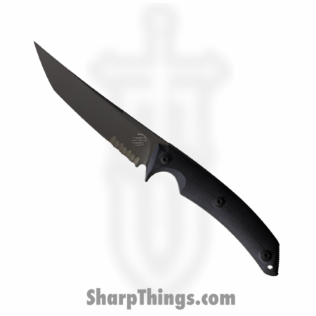 Bastinelli Creations – BAS207 – PY – Fixed Blade Knife – N690 PVD Tanto – G10 – Black