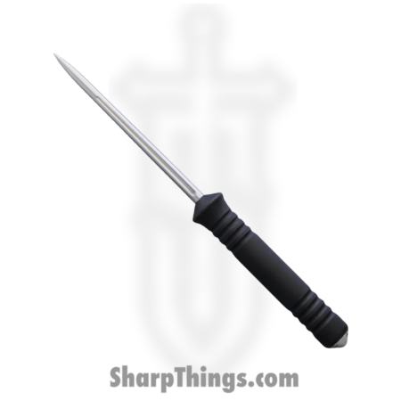 Bastinelli Creations – BAS217B – Ice Scream Ice Pick – Fixed Blade Knife – HDL420 Satin Spike – Aluminum – Black
