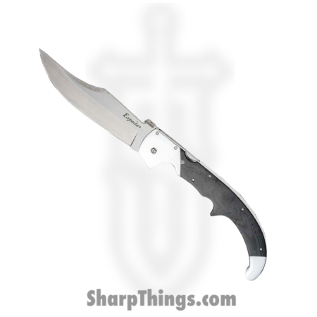 Cold Steel – CS62MA – Espada XL Lockback – Folding Knife – S35VN Satin Clip Point – G10 with 7075 Aluminum Bolsters and Frame – Black