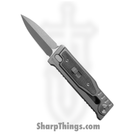 Reate – ExoMinSwDgBk – Mini Exo – Gravity Knife – CPM-3V Stonewashed Dagger – Micarta – Black