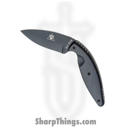 Ka-Bar – KA1482 – TDI Law Enforcement Knife – Fixed Blade Knife – AUS 8A Coated Drop Point – Zytel – Black
