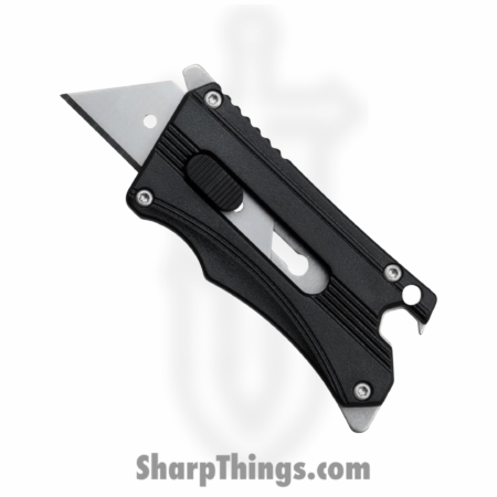 MTech Knives – MTUT002 – Utility Sliding Button Lock – SK5 Carbon – ABS – Black