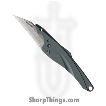 SILIPAC – SIL006A – Utility Knife Shark – Folding Knife – Stainless  Clip Point – Aluminum – Dark Gray