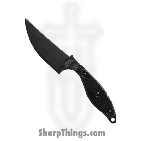 Tops – TPUNZ01 – Unzipper – Fixed Blade Knife – 1095HC Black Full Tang – G10 – Black