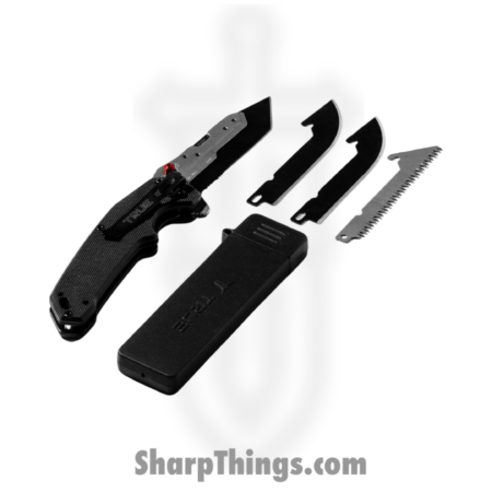 TRUE – TRU-FMK-1003 – Fast Flip Replaceable Blade – G10 – Folding Knife – 5Cr13 Coated Multi – G10 – Black