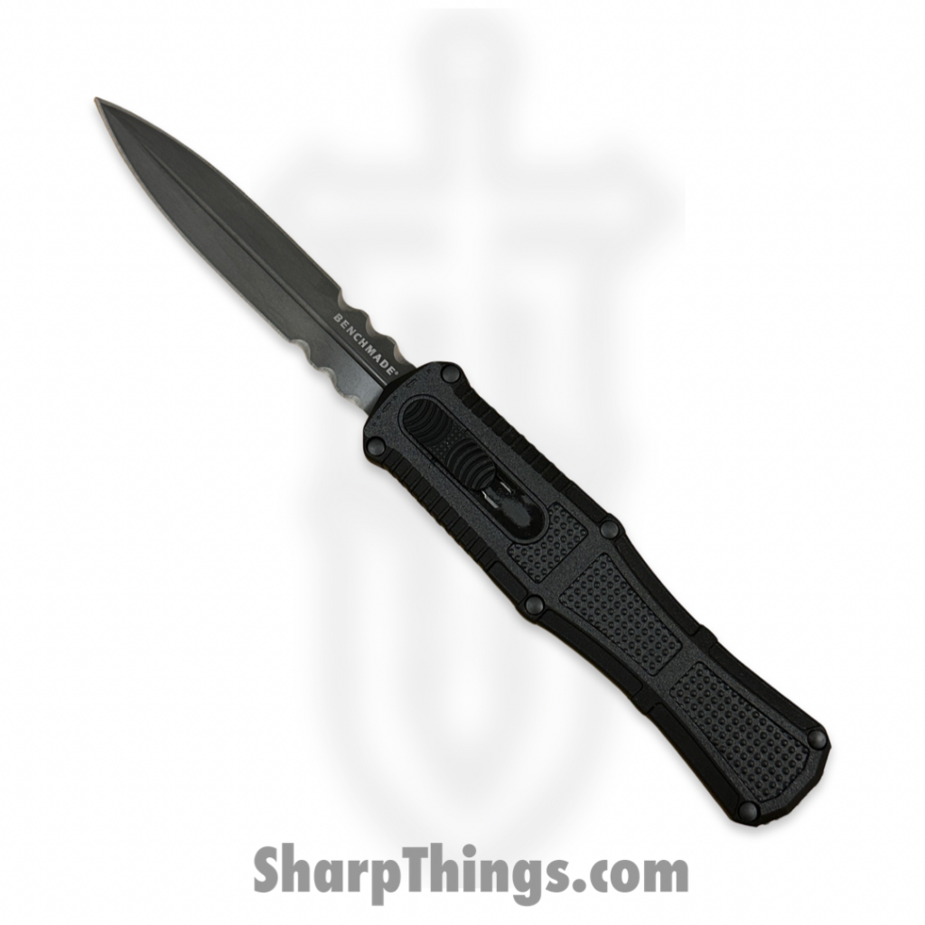 Benchmade – 3370SGY – Claymore – OTF Auto – CPM-D2 Coated Dagger P/S – Grivory – Black