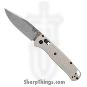 Benchmade -535-12 – Bugout AXS Folding Knife – Satin S30V Blade – Tan Grivory Handles