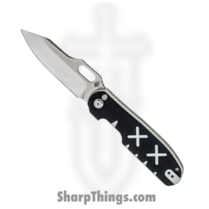 Kizer Cutlery – KI4562 – Cormorant – Folding Knife – CPM-S35VN Satin Clip Point – G10 – White Black