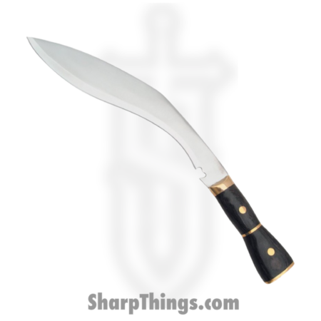 Pakistan Cutlery – PA324717 – Kukri – Fixed Blade Knife – Stainless Steel Satin Kukri – Laminated Wood – Black