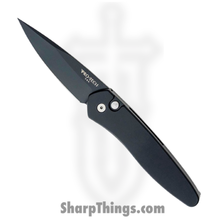 Protech – PT3407 – Newport – Automatic Knife – S35VN DLC Spear Point – T6-6061 Aluminum – Black