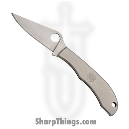 Spyderco – SC137P – Honey Bee Slip-It – Folding Knife – SC137P Satin Drop Point – Stainless Steel – Gray