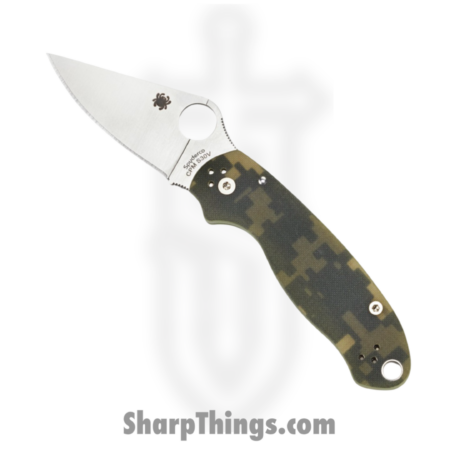 Spyderco – SC223GPCMO – Para 3 – Folding Knife – CPM S45VN Satin Spear Point – G10 – Digital Camo