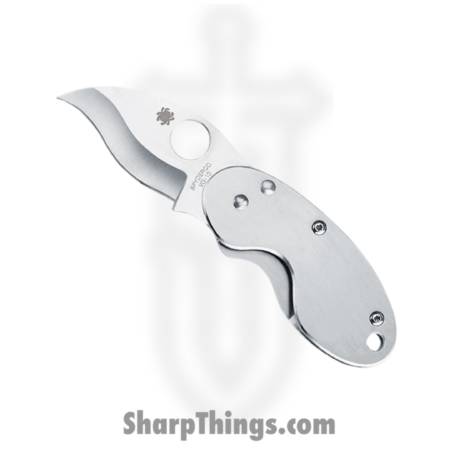 Spyderco – SC29P – Cricket – Folding Knife – VG-10 Satin Reverse S – Stainless Steel – Gray