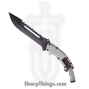 Tops – TPSE107CXX – Steel Eagle/Mini Eagle Combo – Fixed Blade Knife – 1095HC Black Stonewash Clip Point – Micarta – Gray