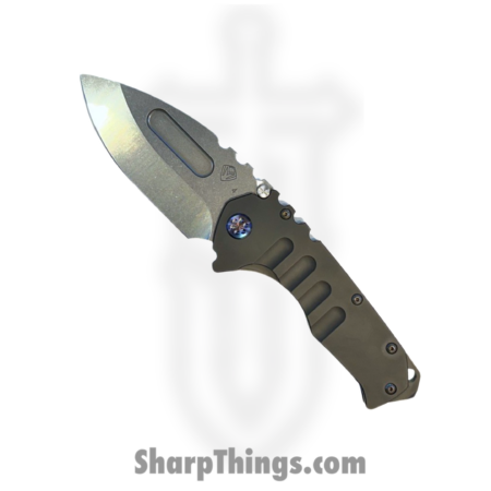 Medford – 030724B – Prae “T”  – Folding Knife – S45VN Tumbled Tanto – Titanium – DLC