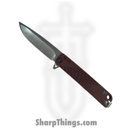 Medford – 030724F – M-48 – Folding Knife – S45VN Tumbled Drop Point – Aluminum – Red