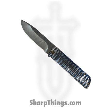 Medford – 030724I – The Antik – Folding Knife – S45VN Tumbled Drop Point – Titanium “DiamondHead” – Blue|Bronze
