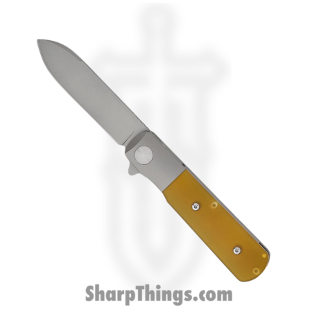 Terrain 365 – 10715 – Otter Flip ATB – Folding Knife – Terravantium™ Dendritic Cobalt Matte Spear Point – Ultem – Amber