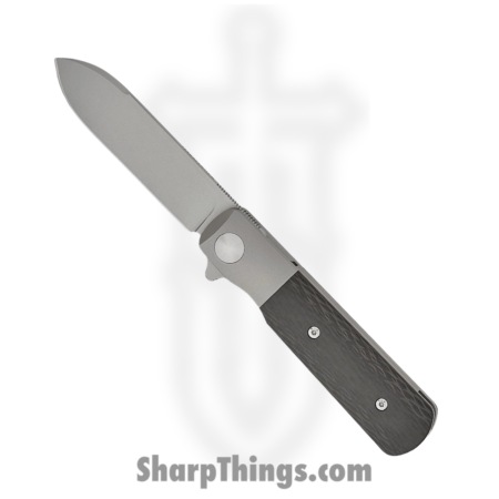 Terrain 365 – 10717 – Otter Flip ATB – Folding Knife – Terravantium™ Dendritic Cobalt Matte Spear Point – Carbon Fiber – Black