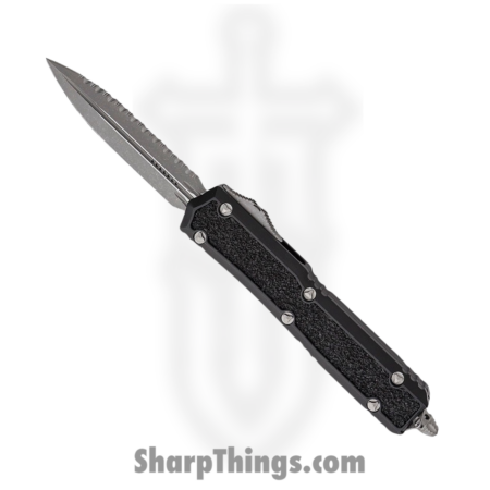 Microtech – 206-12APS – Makora SS – OTF Auto –  Apocalyptic Dagger – Aluminum with Traction Inlays – Black