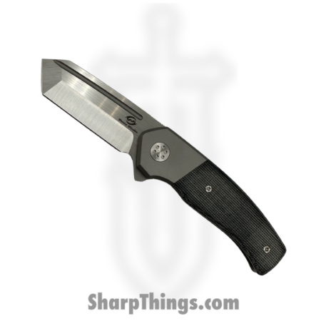 Beans Blades – BB-MWF-M-BK – Mini Warrior  – Folding Knife – M390 Satin Tanto – Micarta – Black