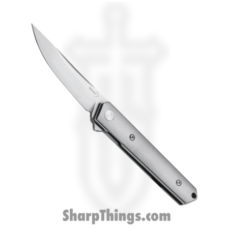 Boker Plus – BOP01BO267 – Kwaiken Mini Titan – Folding Knife – D2 Satin Extended Tang – Titanium – Gray