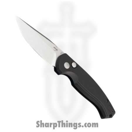 Boker Plus – BOP01BO363 – Karakurt – Automatic Knife – 154CM Satin Clip Point – Aluminum – Black