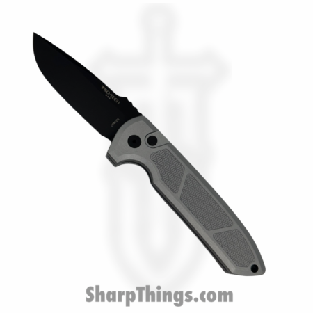ProTech – LG307-Grey – Rockeye – Automatic Knife – CPM-D2 DLC  – 6061-T6 Aluminum – Grey