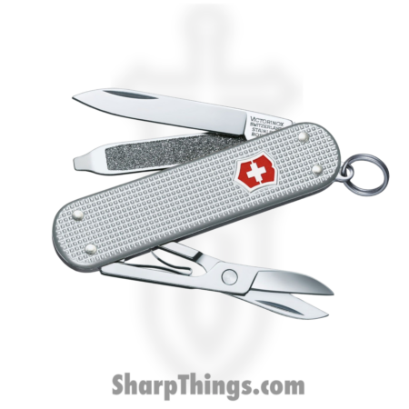 Victorinox – VN0622126033X1 – Classic SD – Folding Knife – Stainless Polished Multi – Alox – Silver