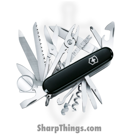 Victorinox – VN167953X1  – SwissChamp – Folding Knife – Stainless Polished Multi – ABS/Celidor – Black
