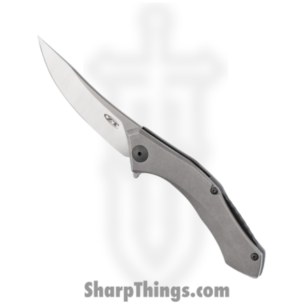 Zero Tolerance – ZT0460TI – Sinkevich – Folding Knife – CPM-20CV Stonewash Clip Point – Stonewashed Titanium – Gray