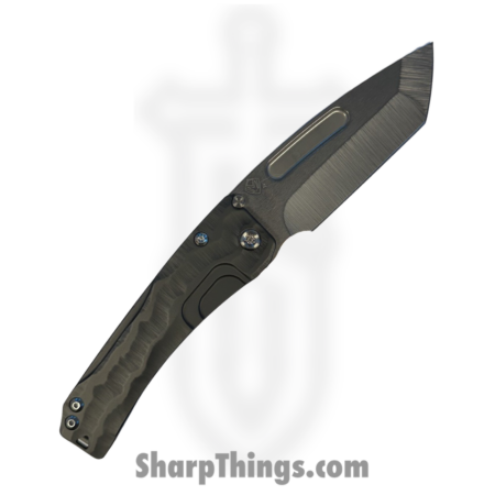 Medford – 040424B – Slim Midi LH – Folding Knife – S45VN Tumbled Tanto – Titanium “Bark” – Black