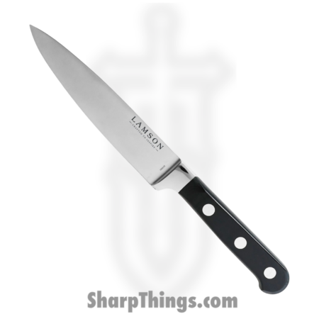 Lamson – 39235 – 6â€³ Premier Forged Utility Knife – 4116 Polished – G10 – Midnight Black