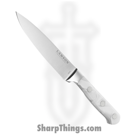 Lamson – 69935 – 6″ Premier Forged Utility Knife – 4116 Polished  – Acrylic – Ice